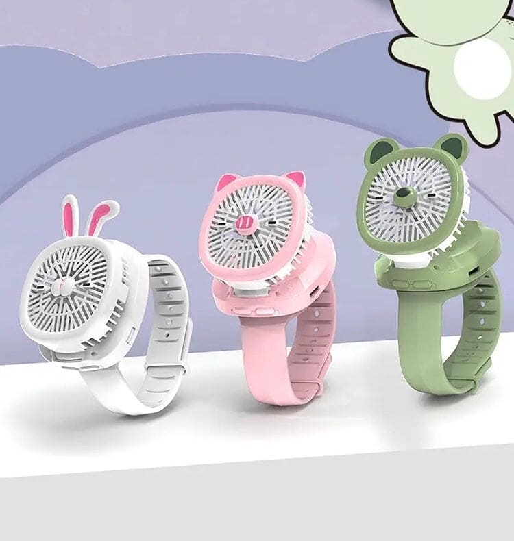 Mini Fan Cartoon Watch, Small USB Rechargeable Wrist Fan, Handheld Desktop Fan, Mini Hand Held Cooling Fan, Mini Cartoon Wristband Fan, Children Travel Air Cooler, Cute Design Fan For Kids Mini Fan Cartoon Watch, Small USB Rechargeable Wrist Fan, Handheld Desktop Fan, Mini Hand Held Cooling Fan, Mini Cartoon Wristband Fan, Children Travel Air Cooler, Cute Design Fan For Kids